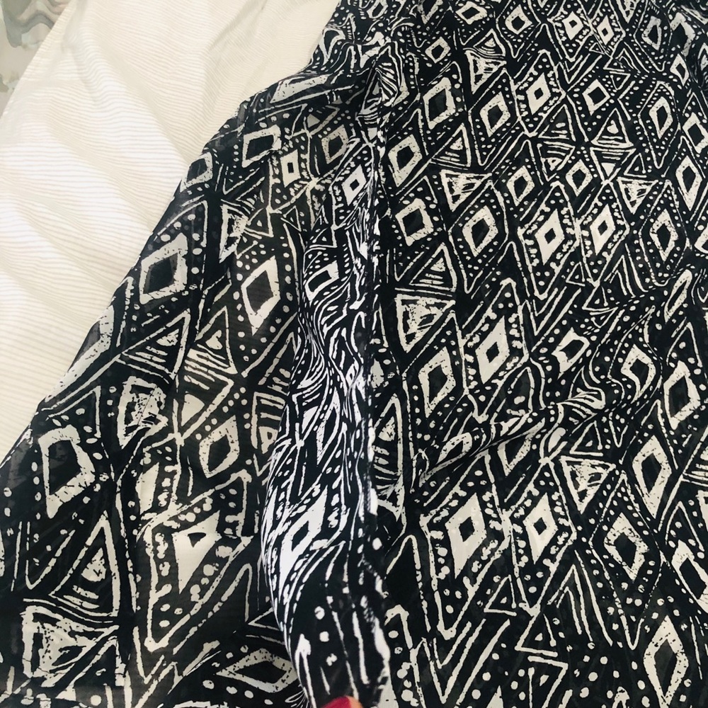 Tribal print skirt